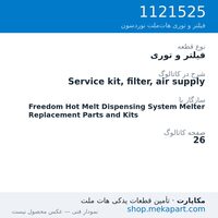 فیلتر و توری نوردسون Service kit, filter, air supply، قطعه 1121525