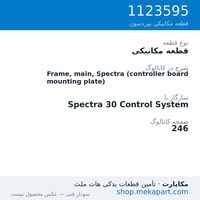 قطعه مکانیکی نوردسون Frame, main, Spectra (controller board mounting plate)، قطعه 1123595