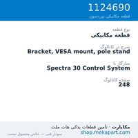 قطعه مکانیکی نوردسون Bracket, VESA mount, pole stand، قطعه 1124690
