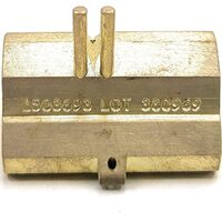 نازل نوردسون 1503893 Allegro یونیورسال – بدنه برنجی با دو پین ورودی و فیس شیاردار