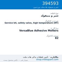 شیر و منیفولد نوردسون Service kit, safety valve, high temperature (HT)، قطعه 394593