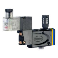 شیر برقی نوردسون Saturn L4، چهارراهه، 24VDC، LED، قطعه 1053894