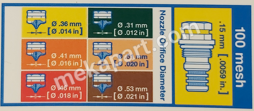 فیلتر نوردسون 1123662 مدل MiniBlue II سری 100 Mesh — توری داخلی - بسته 5 عددی