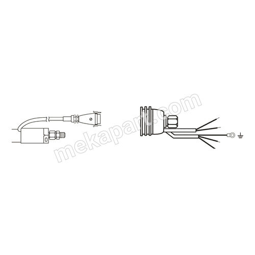 شلنگ هاتملت نوردسون تفنگ دستی AD-41 با روکش DuraBraid، 240 ولت، قطر 5/16 اینچ، طول 7.4 متر (24 فوت)، قطعه 325767