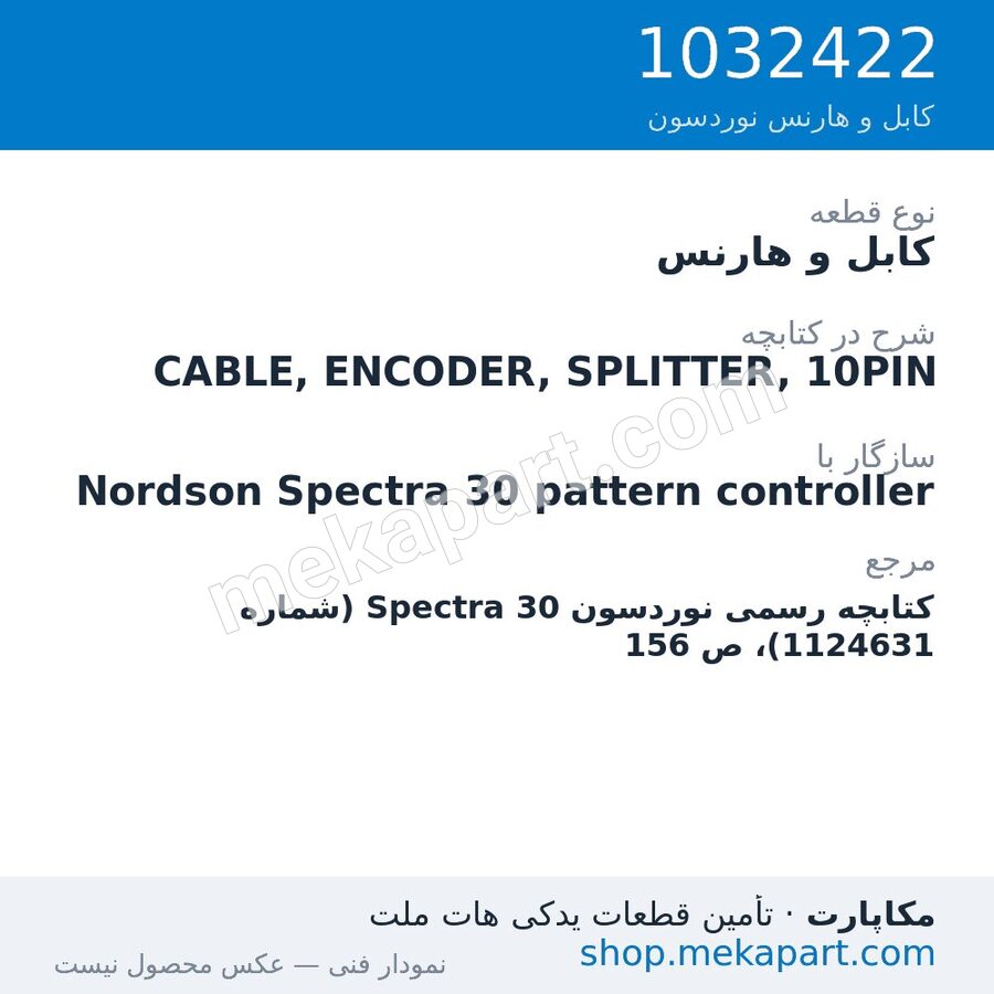 کابل و هارنس نوردسون CABLE, ENCODER, SPLITTER, 10PIN، قطعه 1032422